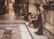 Alma-Tadema, Sir Lawrence An Apodyterium (mk23) oil painting picture wholesale